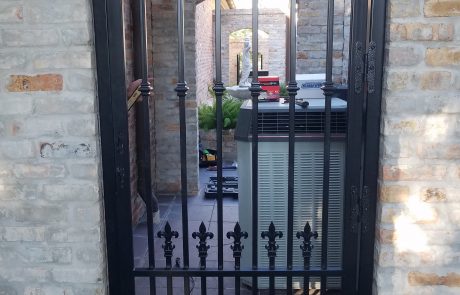 Iron Courtyard Gates