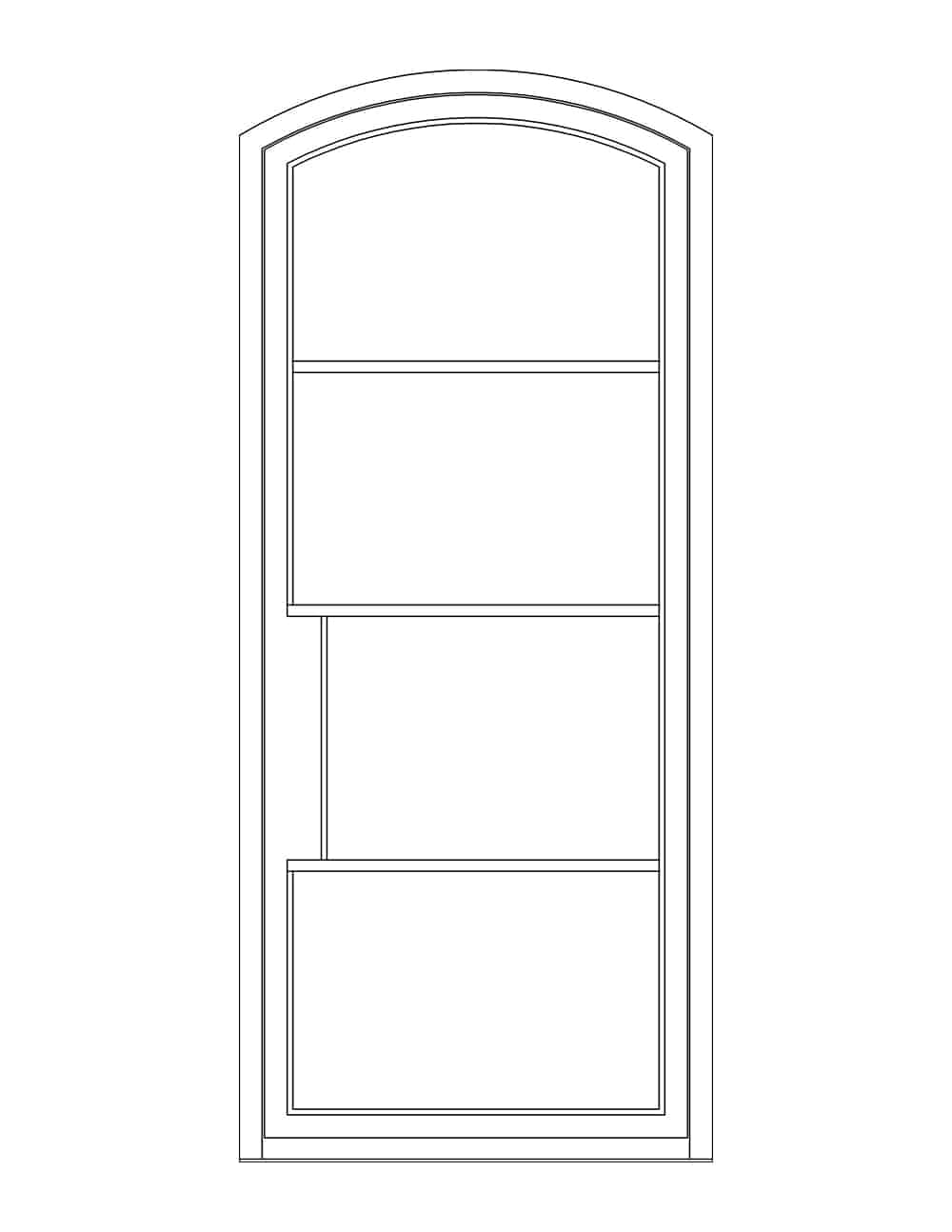 Arched Single Euroline